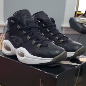 Reebok question black canvas v47663